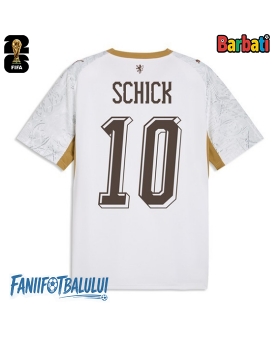 Republica Cehă Patrik Schick #10 Tricou Fotbal Replică Mondial 2026 Barbati Deplasare Republica Cehă Patrik Schick #10 Tricou Fotbal Replică Mondial 2026 Barbati Deplasare